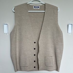 Button-Up Sweater Vest